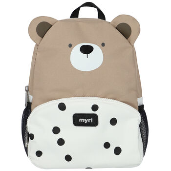 Ivory & Beige Bear Backpack